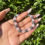 Emotional Healing Bracelet Combination- Rose Quartz & Larvikite