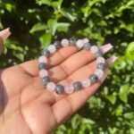 Emotional Healing Bracelet Combination- Rose Quartz & Larvikite