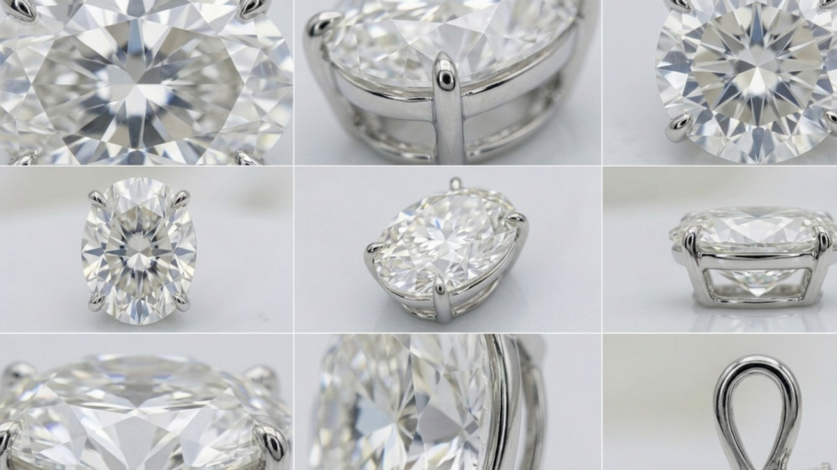 Oval Cut Diamond Pendant | IGI Certified Lab Grown CVD Diamond Pendant - Image 6