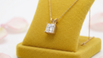 Princess Cut Diamond Pendant IGI Certified CVD (2)