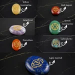 7 Chakra Zibu Coins Set | Healing Chakra for Balancing Spiritual Energy - Image 2