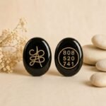 Zibu Coin healing symbol engraved crystal coin for energy activation