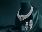 Diamond Draped Cascade Necklace Set | IGI Certified Jwellery - Image 2