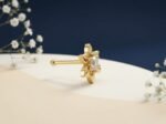 Elysian Bloom Diamond Nose Ring | CVD Diamond - Image 3