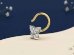 Flutter Luxe Diamond Nose Ring | CVD Diamond Jwellery - Image 2