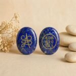 Zibu Coin healing symbol engraved crystal coin for energy activation