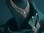 Luxe Waterfall Diamond Necklace Set | IGI Certified Diamond - Image 4