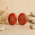 Zibu Coin healing symbol engraved crystal coin for energy activation