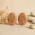 Zibu Coin healing symbol engraved crystal coin for energy activation