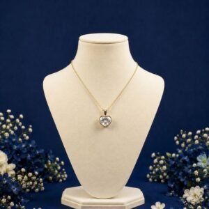 Classic Heart Lab Grown Diamond Pendant with elegant heart-shaped diamond design
