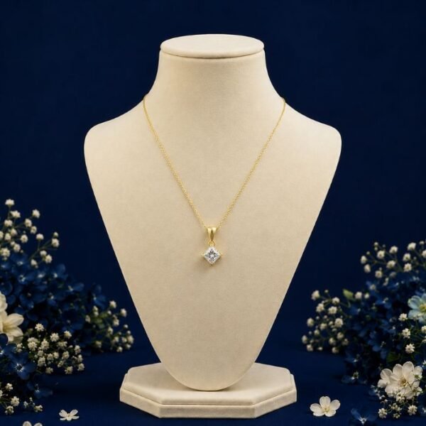 Mirage Shine Lab Grown Diamond Pendant front view with elegant modern design