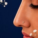 Aurora Diamond Nose Pin sparkling elegant nose stud jewelry for women