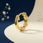 Chevron Sparkle Nose Ring V shape geometric elegant nose jewelry for women