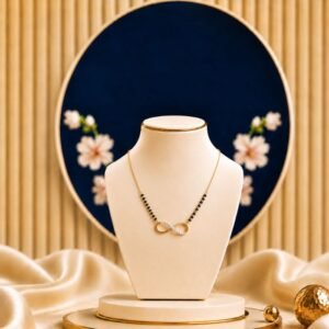 Noore Infinity Lab Grown Diamond Mangalsutra elegant infinity design with lab grown diamonds
