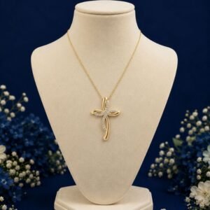 Front view of dragonfly lab grown diamond pendant with elegant sparkle