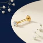 Aurora Diamond Nose Pin sparkling elegant nose stud jewelry for women