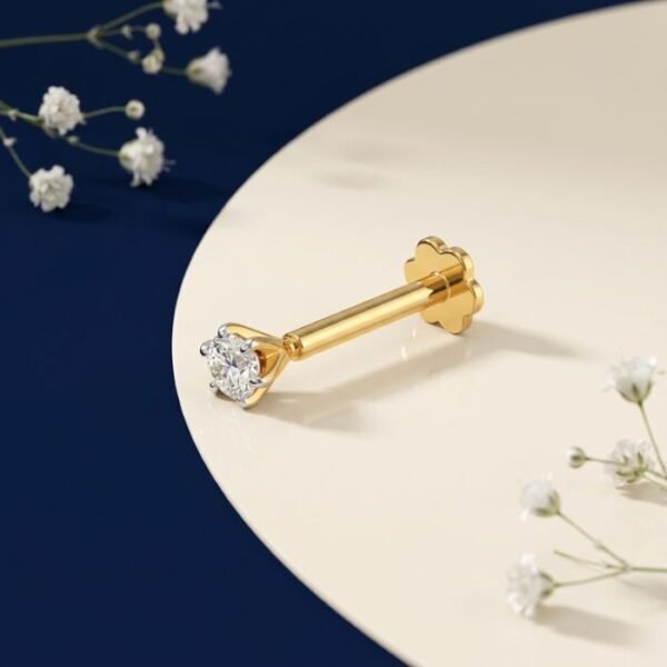 Aurora Diamond Nose Pin sparkling elegant nose stud jewelry for women
