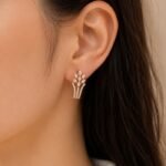 Royal Floral Vine Lab-Grown Diamond Earrings