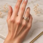 A Twisted Tale of Elegance: The Ciarah CVD Diamond Gold Ring – Luxury Lab-Grown Designer Band