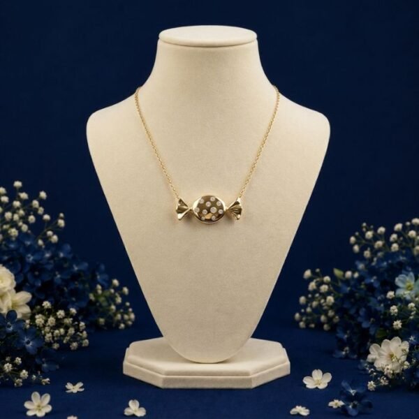 Candy Glow Lab Grown Diamond Pendant front side top angled views