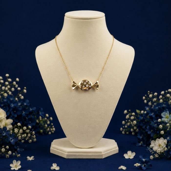 Candy Glow Lab Grown Diamond Pendant Necklace Candy Glow Lab Grown Diamond Pendant front side top angled views