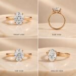 Oval Solitaire Lab Diamond Engagement Ring in Rose Gold - Image 2
