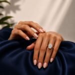 Oval Solitaire Lab Diamond Engagement Ring in Rose Gold - Image 3