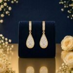 Lumiere drop lab grown diamond earrings luxury sparkling earrings for women
