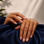 Classic Half Eternity Lab Diamond Band Ring in Yellow Gold - Image 3