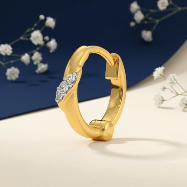 Serenity Stack Nose Ring layered minimal design elegant nose jewelry for women