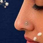 Shimmer crown lab grown diamond nose pin with elegant royal design and sparkling diamond stud
