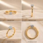 Classic Solitaire Lab Diamond Engagement Ring in Yellow Gold - Image 2