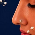 Cross Flower CVD Diamond Nose Ring – Elegant Floral Sparkle for Daily Wear & Gifting - Image 3