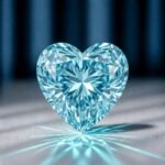 Loose Blue Heart Cut Lab-Grown Diamond - Image 2
