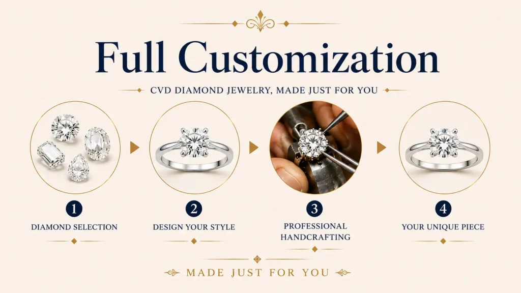 CVD Diamond customization for PGW