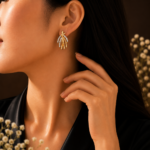 Seraphina 14K Gold Multi-Layer Waterfall Earrings with Certified Lab-Grown Diamonds - Image 3