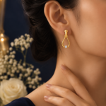 Aura Teardrop Lab-Grown Diamond Drop Earrings in 18K Gold - Image 3