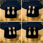 Duchess Drop Lab Grown Diamond Earrings - Image 2