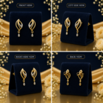 Lustrous Leaf Lab Grown Diamond Earring - Image 2