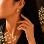 Gold Diamond Hoops with Lab-Grown Stones | 14k Custom Huggie Earrings - Image 3