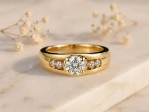 Classic Royale Diamond Ring featuring a regal-inspired design adorned with sparkling lab-grown diamonds and timeless elegant detailing.