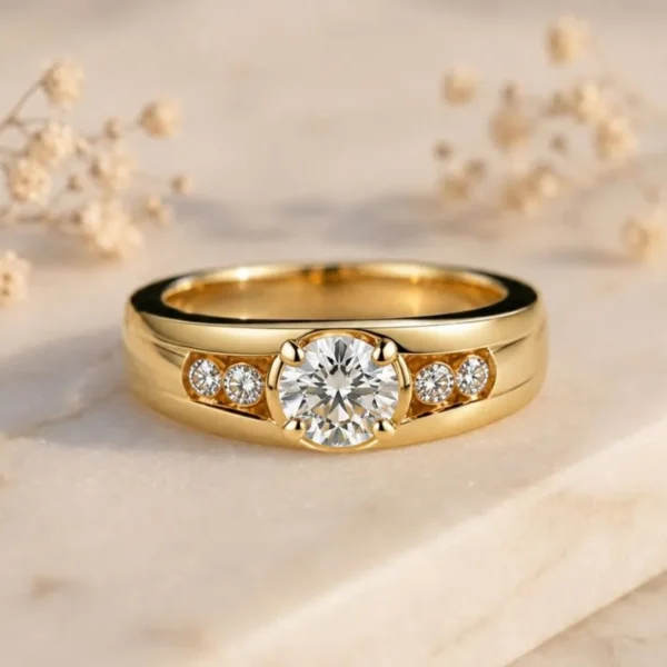 Classic Royale Diamond Ring featuring a regal-inspired design adorned with sparkling lab-grown diamonds and timeless elegant detailing.