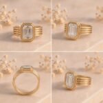 Emerald Cut Bezel Diamond Ring – A Refined Blend of Modern Elegance - Image 2