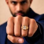 Emerald Cut Bezel Diamond Ring – A Refined Blend of Modern Elegance - Image 3