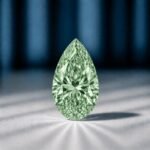 Loose Green Pear Cut Lab Grown Diamond - Image 2