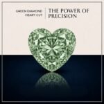 Loose Green Heart Cut Lab Grown Diamond with Brilliant Sparkle