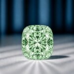 Loose Green Cushion Cut Lab Grown Diamond - Image 2