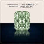 Loose Green Radiant Cut Lab Grown Diamond with Exceptional Sparkle