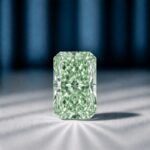 Loose Green Radiant Cut Lab Grown Diamond - Image 2