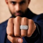 Imperial Halo Men’s Band | CVD Diamond Rings For Men - Image 3